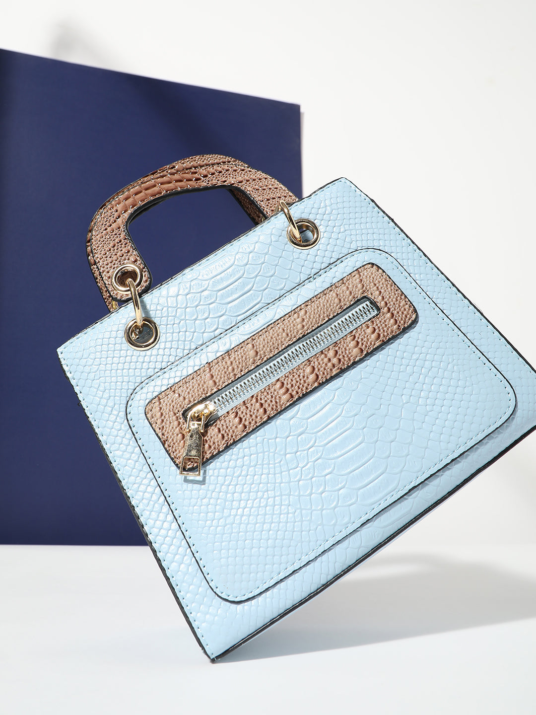 Scale Mini Handbag - Blue