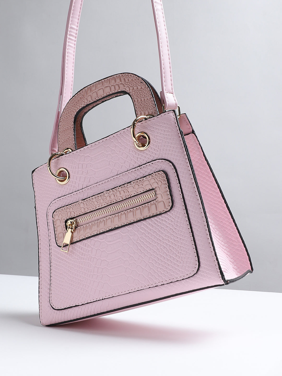 Scale Mini Handbag - Light Pink