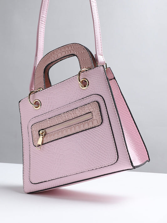 Scale Mini Handbag - Light Pink
