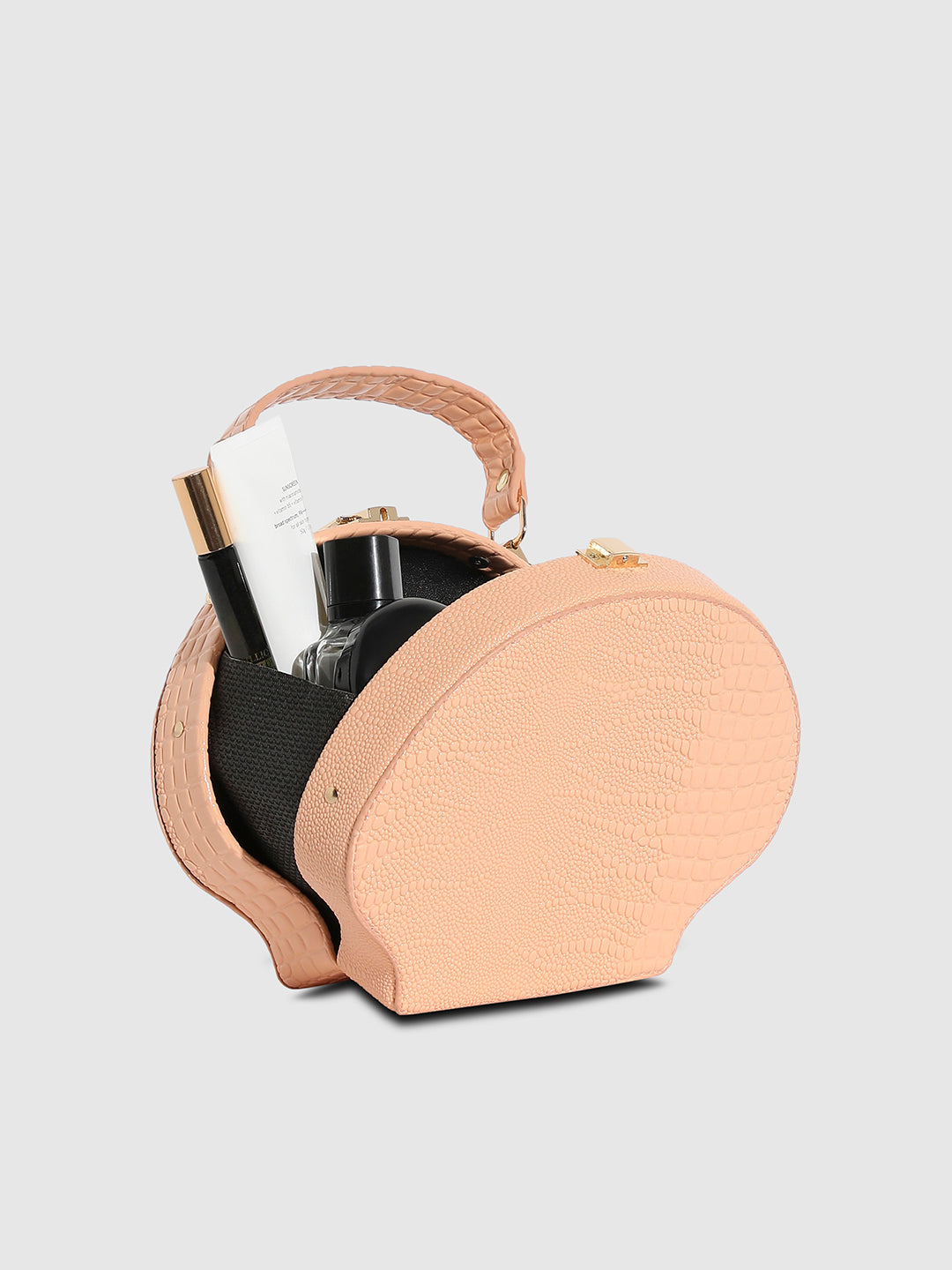 Seashell Scale Handbag - Peach