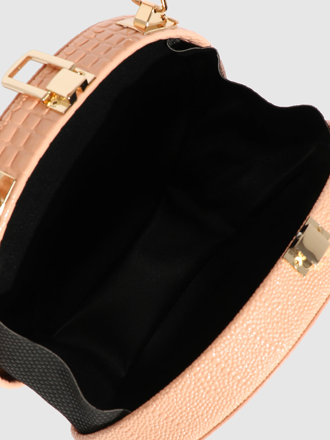 Seashell Scale Handbag - Peach