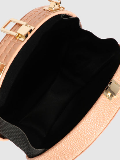 Seashell Scale Handbag - Peach