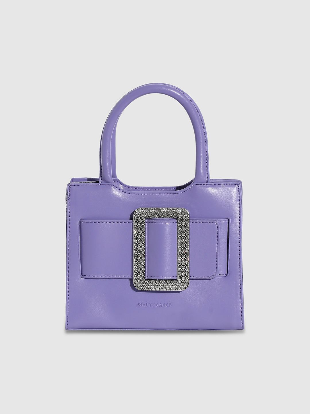 Buckle Mini Handbag - Lavender