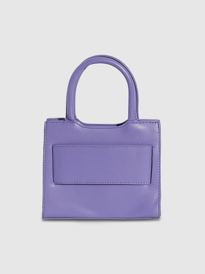 Buckle Mini Handbag - Lavender