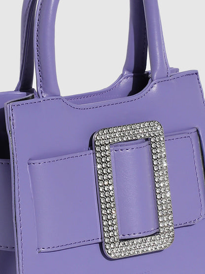 Buckle Mini Handbag - Lavender