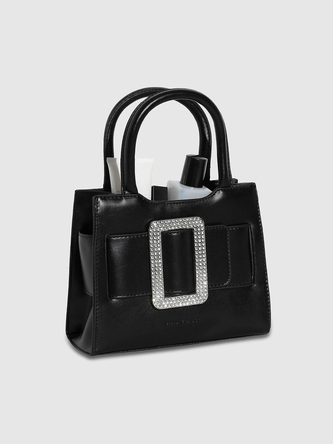 Buckle Mini Handbag - Black