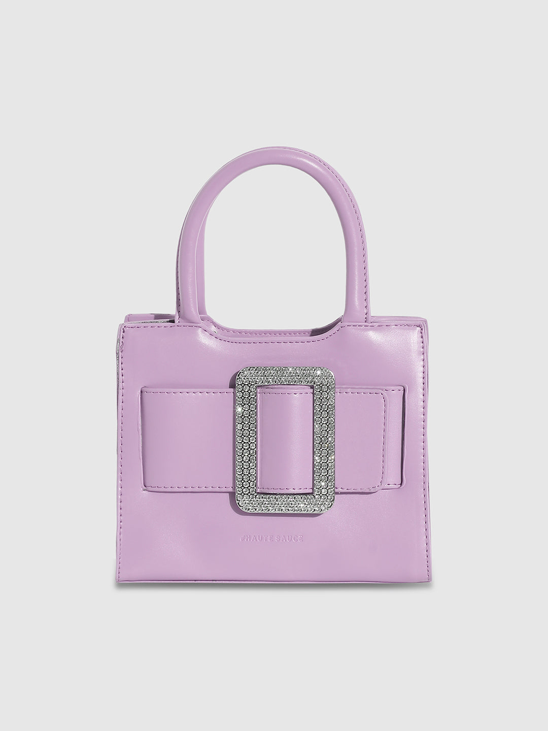 Buckle Mini Handbag - Lilac