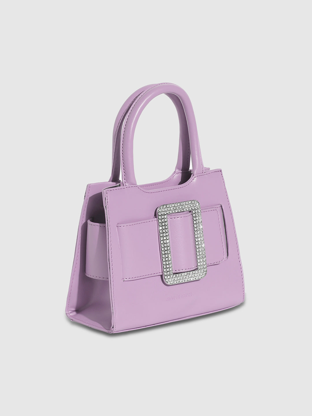 Buckle Mini Handbag - Lilac
