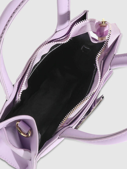 Buckle Mini Handbag - Lilac