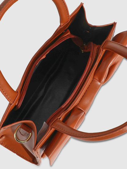 Bow Mini Handbag - Brown