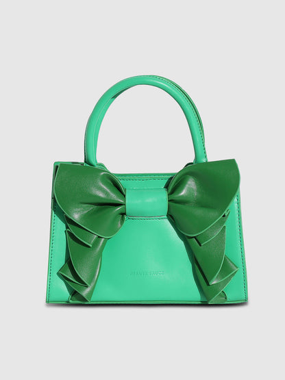 Bow Mini Handbag - Green