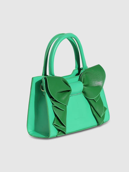 Bow Mini Handbag - Green