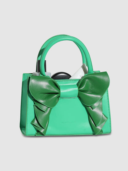 Bow Mini Handbag - Green
