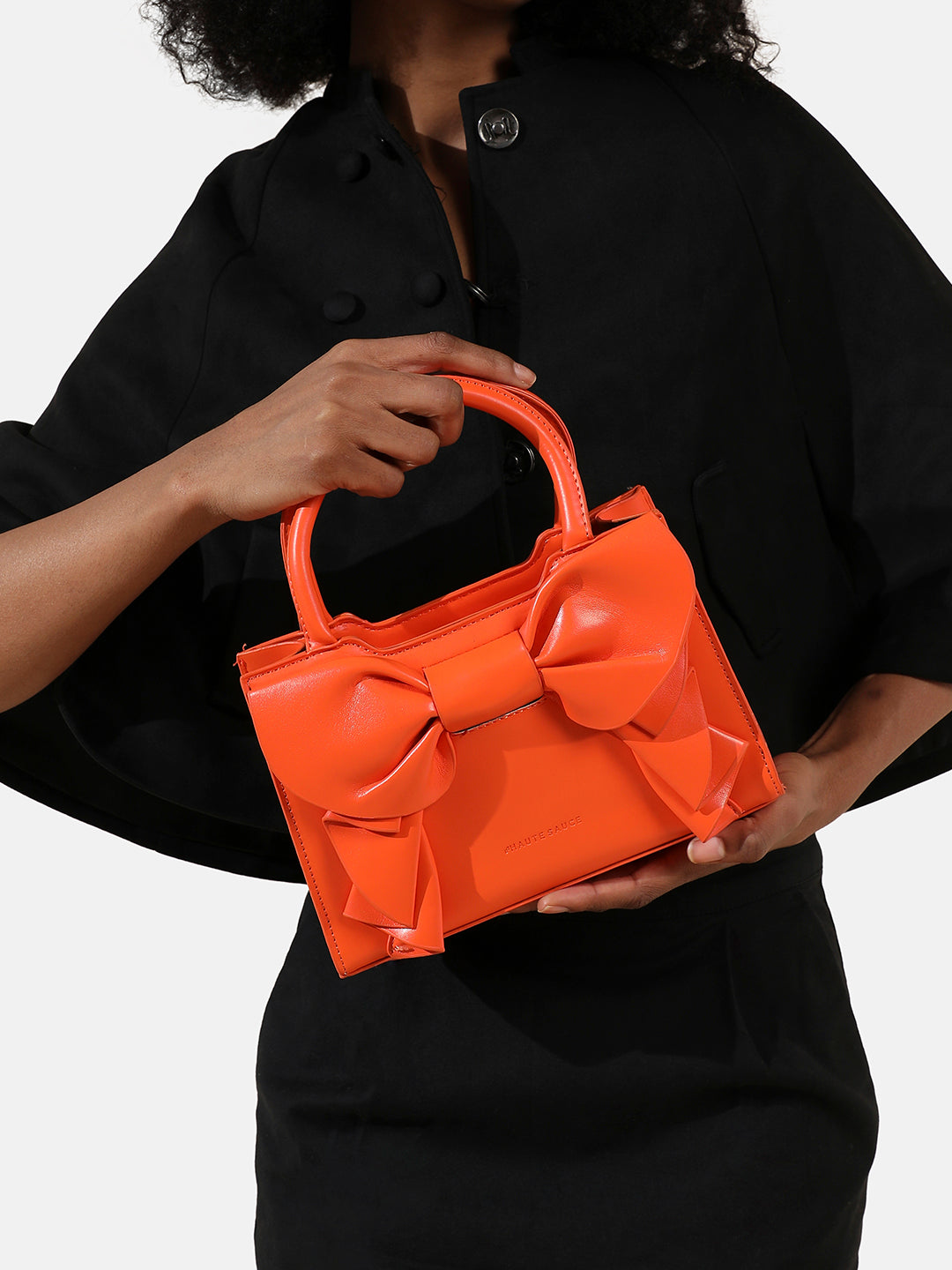 Bow Mini Handbag - Orange