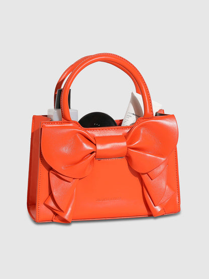 Bow Mini Handbag - Orange