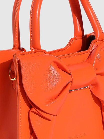 Bow Mini Handbag - Orange