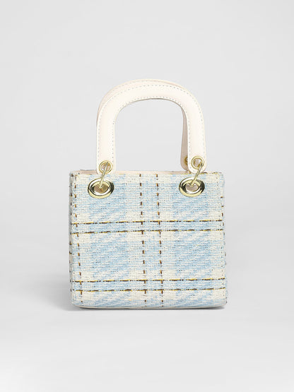 Tweed Pearl Hand Bag