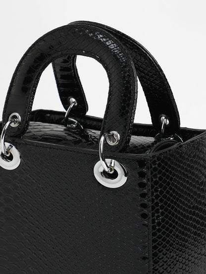 The Femina Hand Bag - Midnight Black