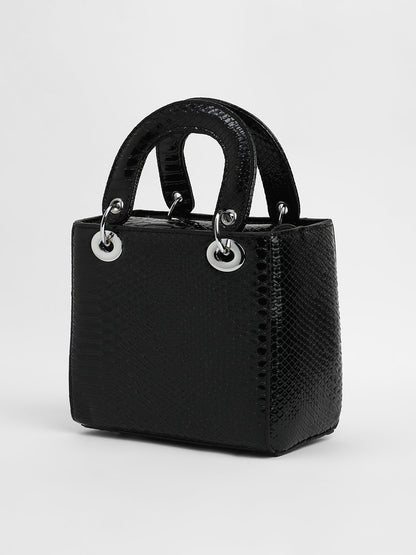 The Femina Hand Bag - Midnight Black