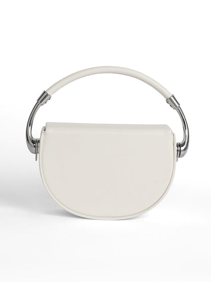 The Semi Hand Bag - Chalk White