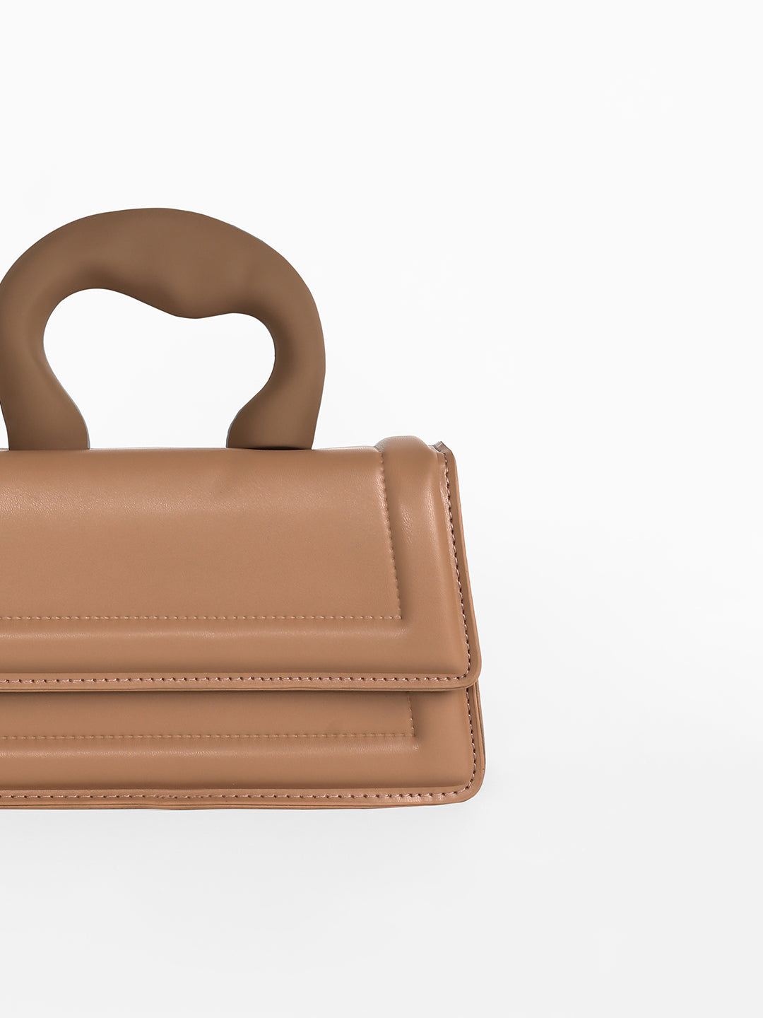 The Caldera Frost Hand Bag - Chocolate Brown