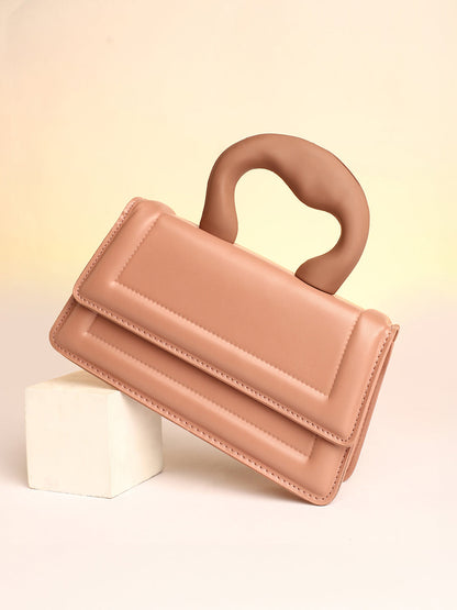 The Caldera Frost Hand Bag - Chocolate Brown