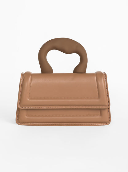 The Caldera Frost Hand Bag - Chocolate Brown