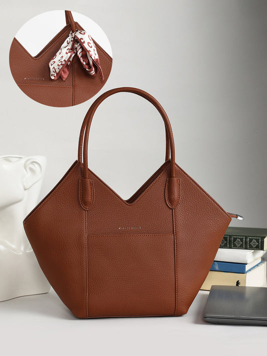 The Pike Tote Bag - Terracotta Brown