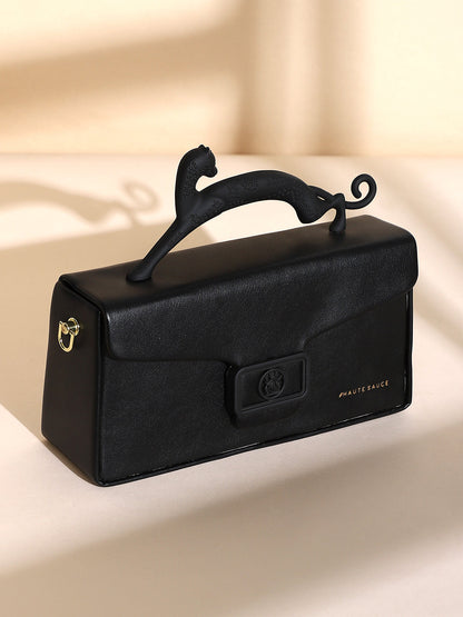 The Jaguar Frost Hand Bag - Midnight Black