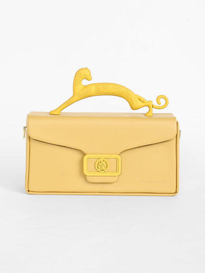 The Jaguar Frost Hand Bag - Canary Yellow