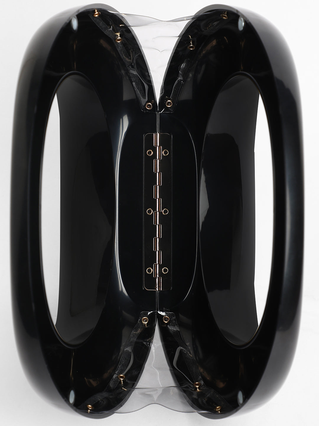 The Sculptural Hand Bag - Midnight Black