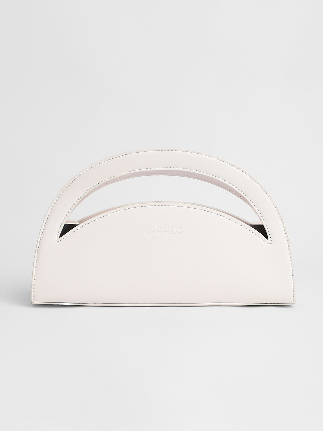 The Mezzaluna Hand Bag - Ivory White