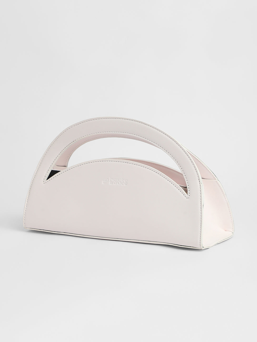 The Mezzaluna Hand Bag - Ivory White