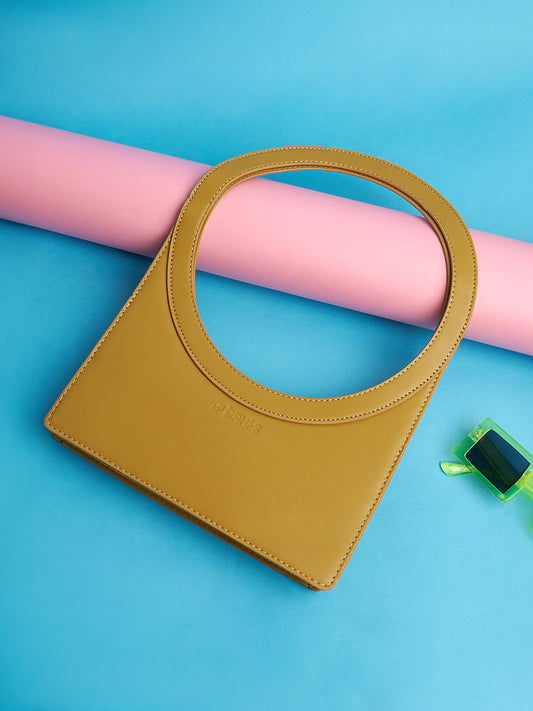 The Aureola Shoulder Bag - Yellow Ochre