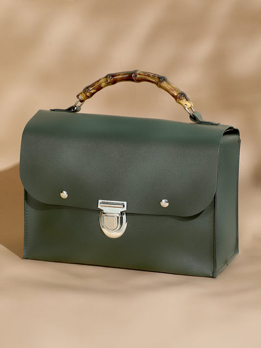 The MÃ©decin Hand Bag - Seaweed Green