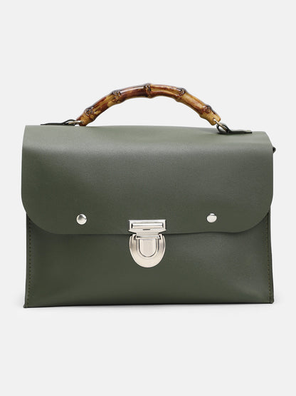 The MÃ©decin Hand Bag - Seaweed Green