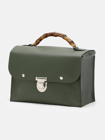 The MÃ©decin Hand Bag - Seaweed Green