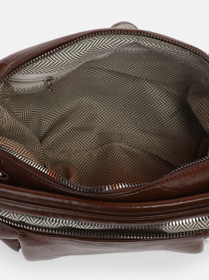 The Clairemont Hand Bag - Mocha Brown