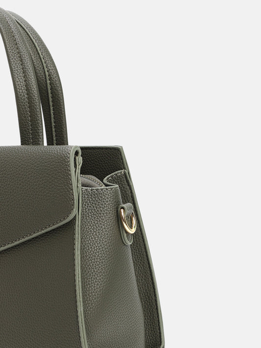 The AuratÃ© Hand Bag - Seaweed Green