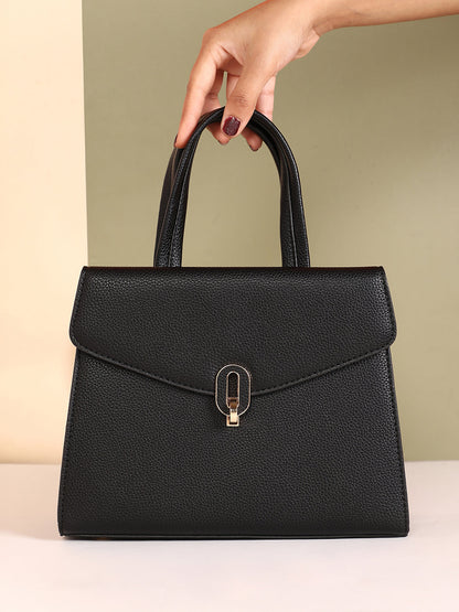 The AuratÃ© Hand Bag - Onyx Black