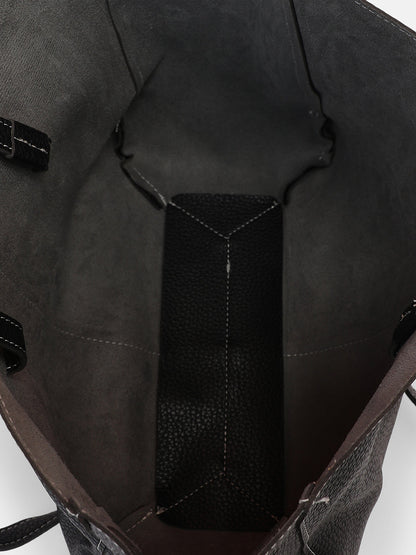 The Medium IllumÃ© Tote Bag With Pouch - Onyx Black