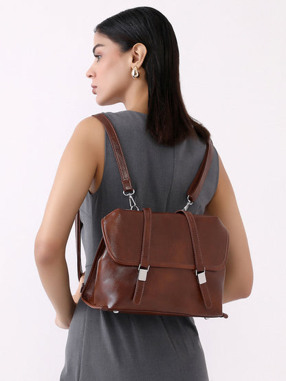 The ClinÃ© Backpack - Chocolate Brown