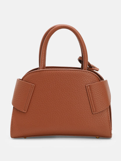 The Small Meridian Hand Bag - Russet Brown