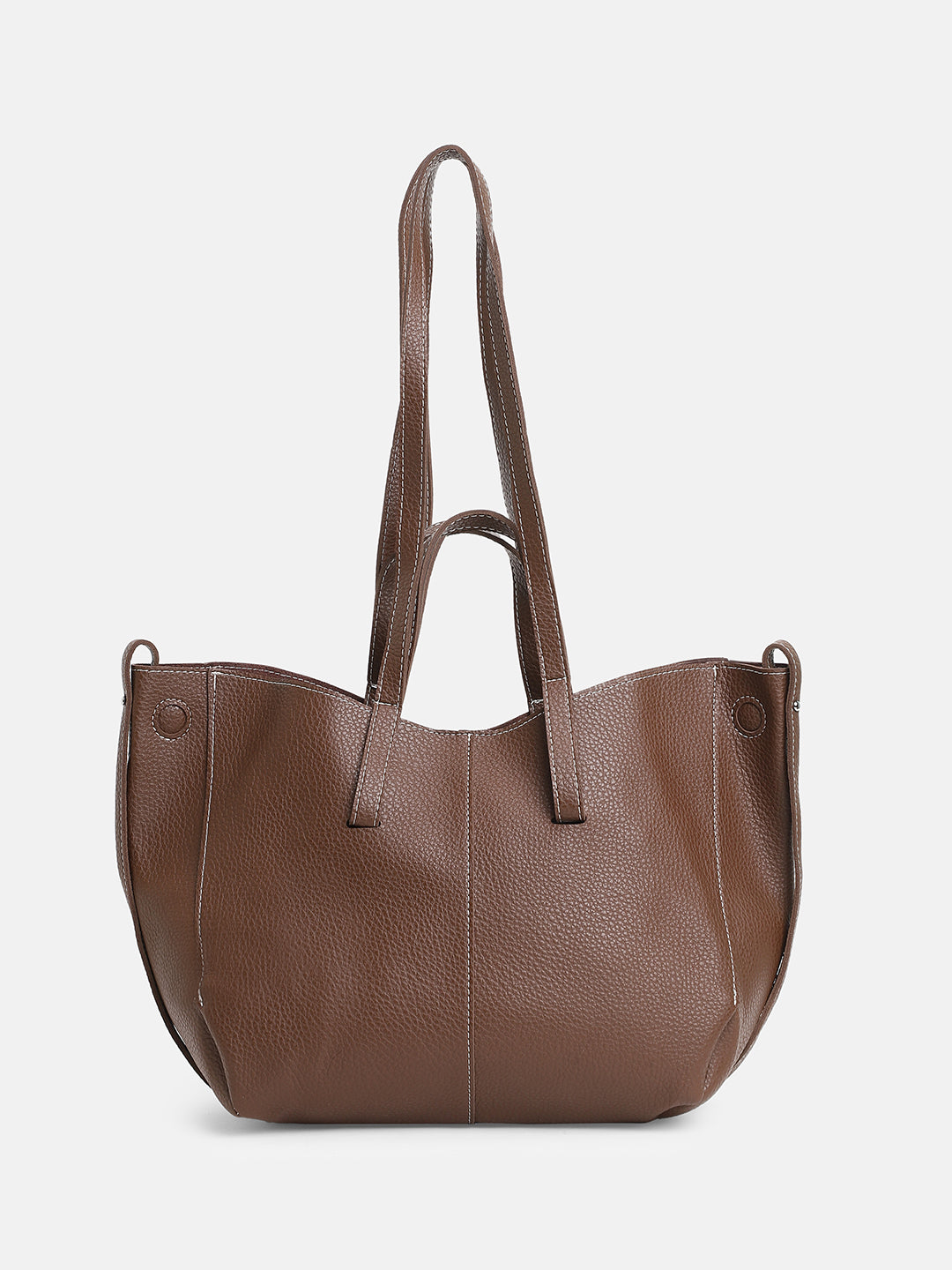 The Medium IllumÃ© Tote Bag With Pouch - Chocolate Brown