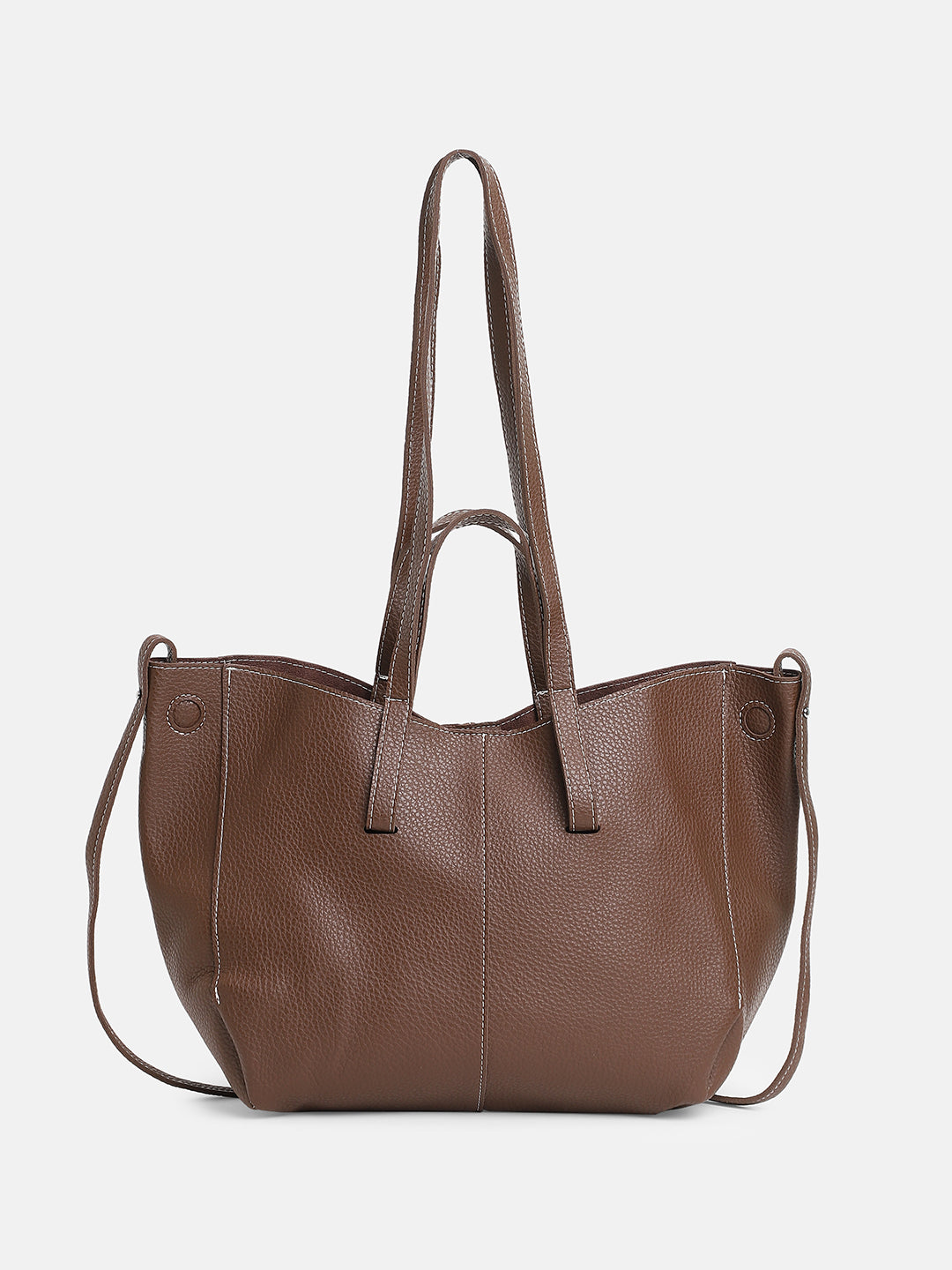 The Medium IllumÃ© Tote Bag With Pouch - Chocolate Brown
