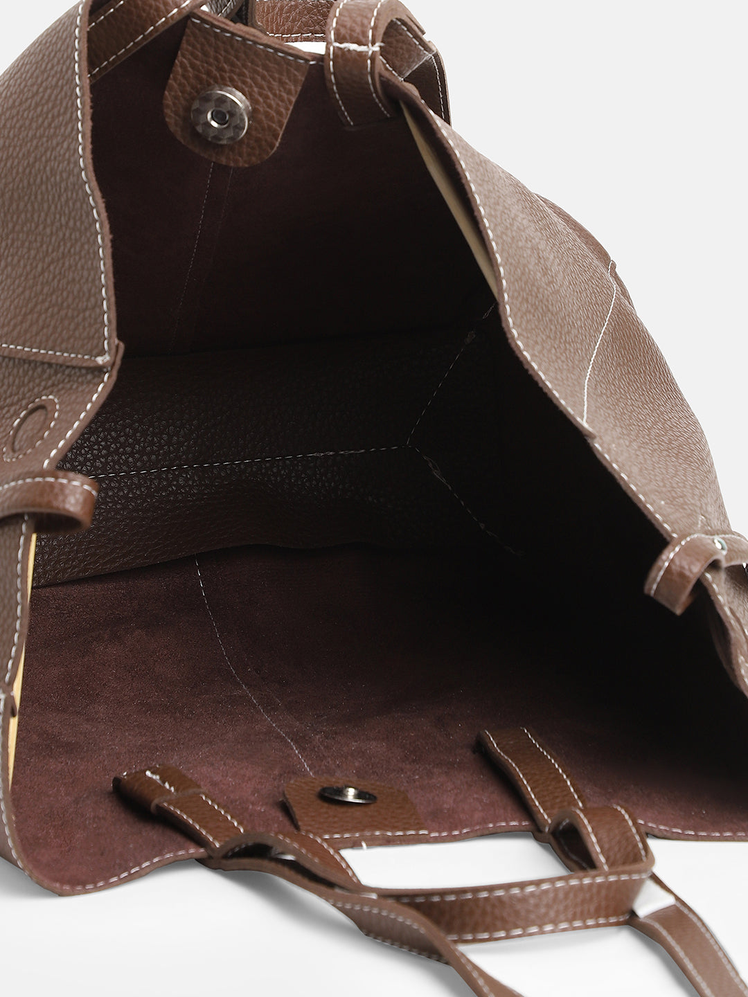 The Medium IllumÃ© Tote Bag With Pouch - Chocolate Brown