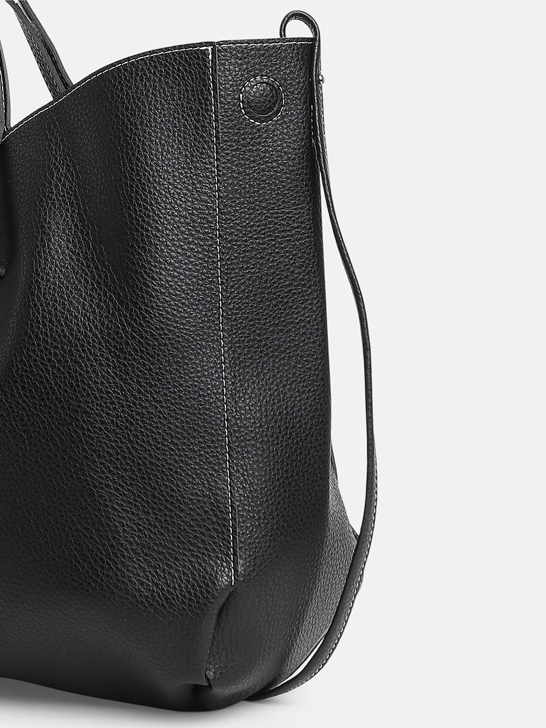 The Large IllumÃ© Tote Bag With Pouch - Onyx Black