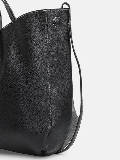The Large IllumÃ© Tote Bag With Pouch - Onyx Black