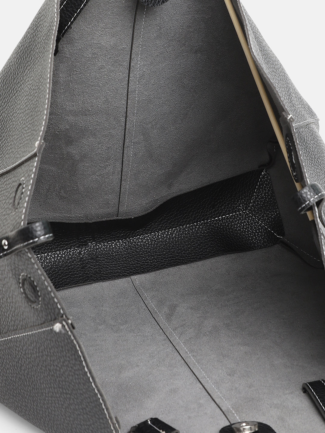 The Large IllumÃ© Tote Bag With Pouch - Onyx Black