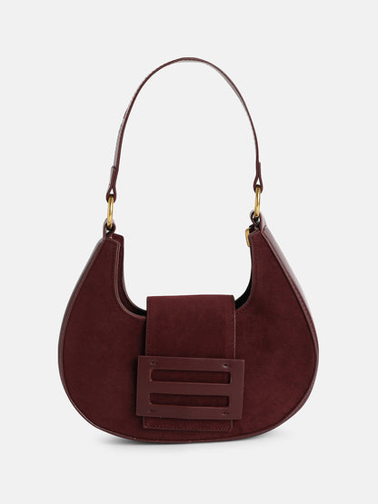 The Arcove Shoulder Bag - Cherry Red